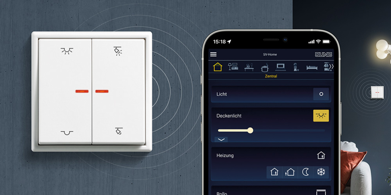 KNX RF Taster bei Elektro Kaiser in Riedering